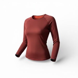 Nike Pro Dri-FIT Women’s Long Sleeve Top Medium Burgundy Red
